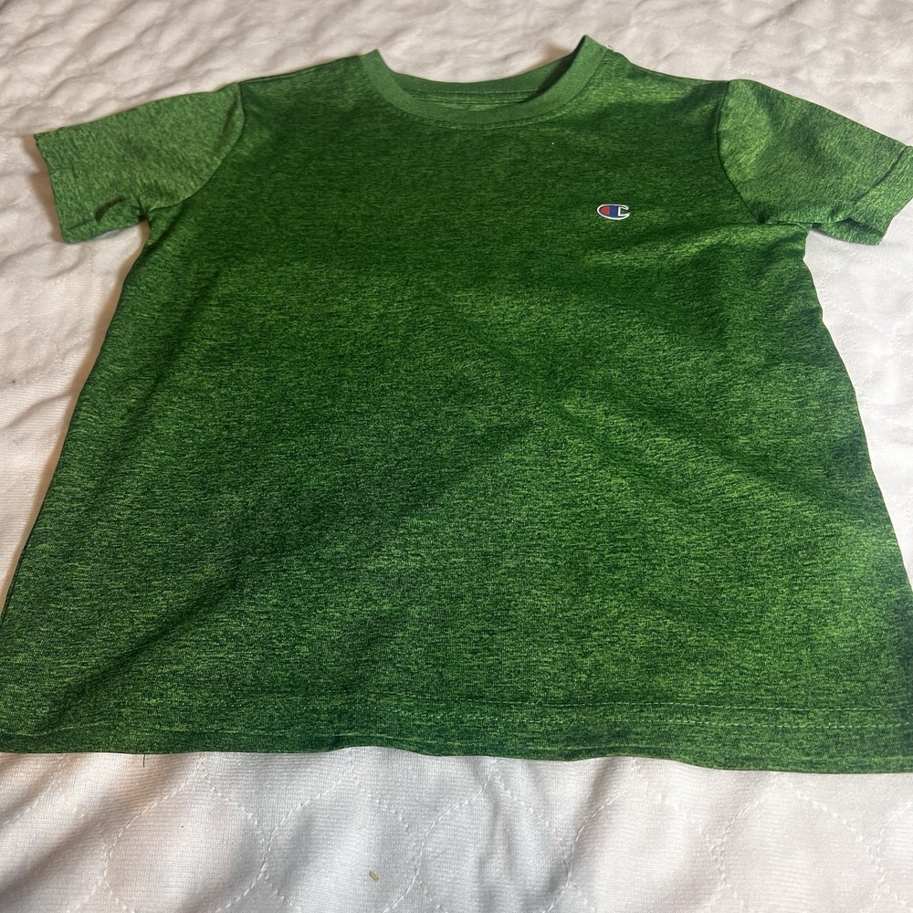 Shirt Green Black Heather Mens SM Champion Performance dri-fit activewear top